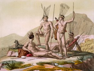 Korah Hottentots z Cape, c.1820s30s od Italian School
