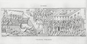 Trajánův sloup, Trajánův sloup (rytina) od Italian School