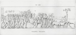 Trajánův sloup, Trajánův sloup (rytina) od Italian School