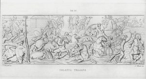 Trajánův sloup, Trajánův sloup (rytina) od Italian School