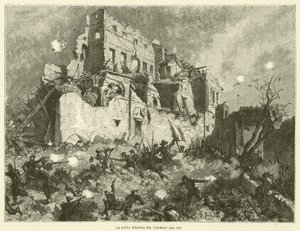 The Titanic Fight of the Vessel (rytina) od Italian School