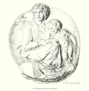 Mramorová madona z Uffizi (rytina) od Italian School
