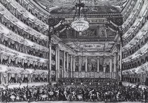La Scala, Milán od Italian School