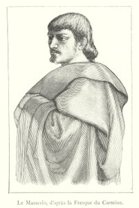 Masaccio, po Carmine Fresco (rytina) od Italian School