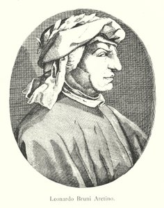 Leonardo Bruni Aretino (rytina) od Italian School