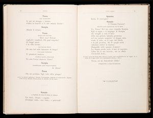 Libreto Tosca Giacomo Puccini, Edition Ricordi, Itálie od Italian School