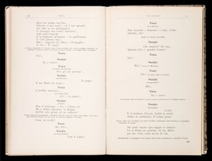 Libreto Tosca Giacomo Puccini, Edition Ricordi, Itálie od Italian School