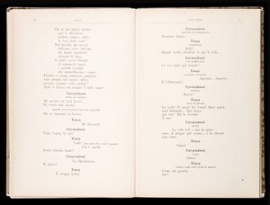 Libreto Tosca Giacomo Puccini, Edition Ricordi, Itálie od Italian School