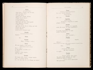 Libreto Tosca Giacomo Puccini, Edition Ricordi, Itálie od Italian School