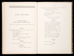 Libreto Tosca Giacomo Puccini, Edition Ricordi, Itálie od Italian School