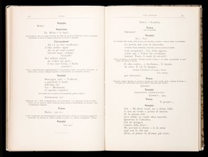 Libreto Tosca Giacomo Puccini, Edition Ricordi, Itálie od Italian School