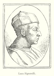 Luca Signorelli (rytina) od Italian School