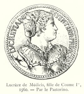 Lucrece de Medici, dcera Cosme Jer od Italian School
