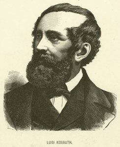 Luigi Kossuth (rytina) od Italian School