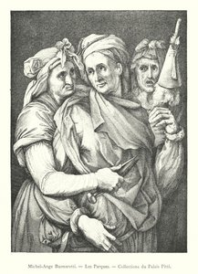 Michelangelo Buonarotti, The Parks, Pitti Palace Collections (rytina) od Italian School