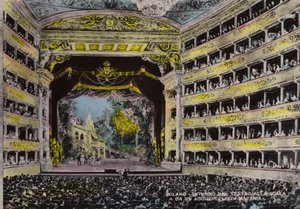 Milán, interiér, Theatro Alla Scala (foto) od Italian School
