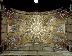 Mozaiky klenby Scarsella, po roce 1202 od Italian School