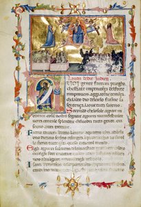 Paní B.R. 19, c. 62b, od Laudi Spirituali od Company of St Giles od Italian School