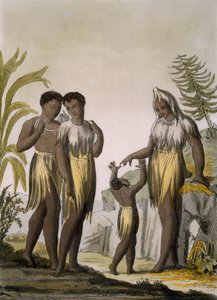 Domorodci z Cazegutu, západní Afrika, cca 1820-30s od Italian School