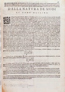 Stránka převzata z Umění kontrapunktu od Giovanniho Maria Artusiho od Italian School