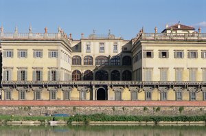 Palazzo Corsini, postavený 1650-c.1737 od Italian School