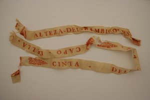 Poutnická bílá stuha, 17. století od Italian School