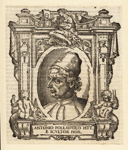 Portrét Antonia del Pollaiuolo, italský malíř, sochař, rytec a zlatník renesance z Florencie, cca 1429-1498 od Italian School
