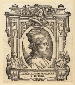 Portrét Bartolomea della Gatta, italský (florentský) malíř, iluminátor a architekt od Italian School