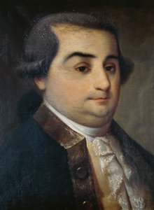 Portrét Cesare Beccaria (1738-1794), italský právník, filozof a politik, malba od neznámého lombardského umělce od Italian School