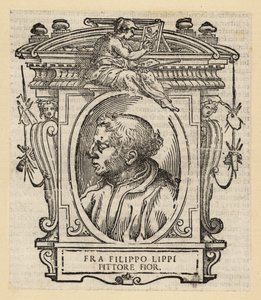 Portrét Filippa Lippiho, italského malíře z Florencie z Quattrocenta (15. století), cca 1406-1469 od Italian School