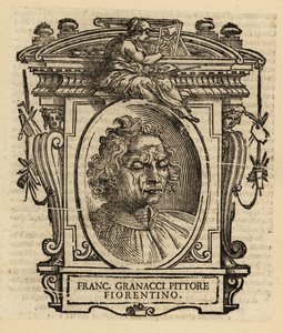 Portrét Francesca Granacciho, italského renesančního malíře z Florencie od Italian School