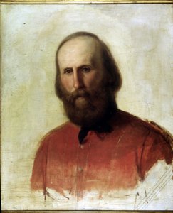 Portrét Garibaldiho. Muzeum Risorgimento. Milán od Italian School