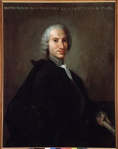 Portrét Gianandrey Fioroni (1716-1778), italského skladatele od Italian School