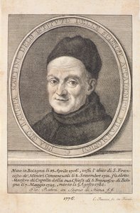 Portrét otce Giovanniho Battisty Martiniho (1706-84) vyrytý Fauccim, 1776 od Italian School