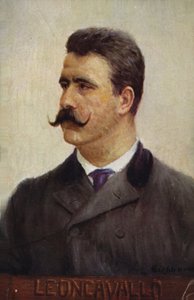 Portrét Ruggera Leoncavalla od Italian School