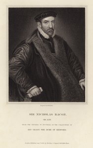 Portrét sira Nicholase Bacona od Italian School