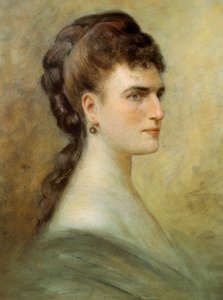 Portrét Teresa Stolz (pastel na papíře) od Italian School