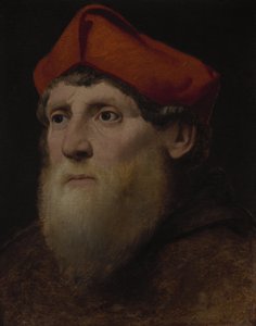 Portrét vousatého preláta, kolem 1520-40 od Italian School