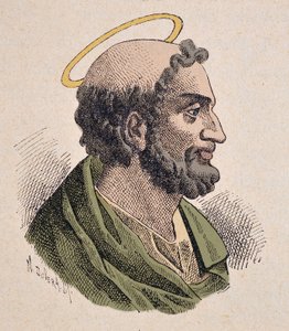 Portrét svatého Pierra (1er siecle), prvního papeže a romského biskupa. od Italian School