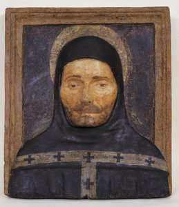 Portrét dominikána Antonina Pierozziho, který je známý jako svatý Antonín, patron Florencie (1389-1459) od Italian School