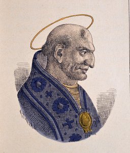Portrét papeže Adeodat II nebo Dieudonne (672-676) od Italian School