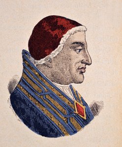 Portrét papeže Benoita XII (benedetto, Benedict nebo Benedictus) (1334-1342) od Italian School