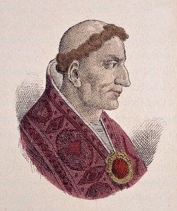 Portrét papeže Conona (Conone) (686-687) od Italian School