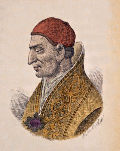 Portrét papeže Constantin Ier (Constantine I nebo Constantinus nebo Costantino) (708-715) od Italian School