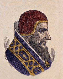 Portrét papeže Damase II (1048) od Italian School