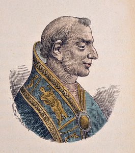Portrét papeže Donuse (Dono nebo Domno) (676-678) od Italian School