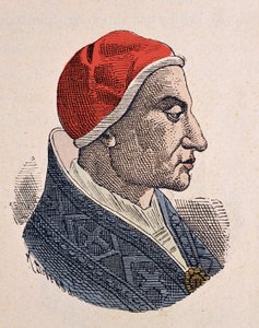 Portrét papeže Felixe IV (Felice) (526-530) od Italian School
