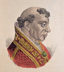 Portrét papeže Formose (Formoso, Formosus) (891-896) od Italian School