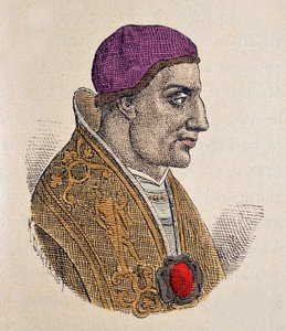 Portrét papeže Paula Iera (Paolo, Paulus) (757-767) od Italian School