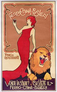 Reklamní plakát "Bislieri Liqueur" 1904 (litografie) od Italian School